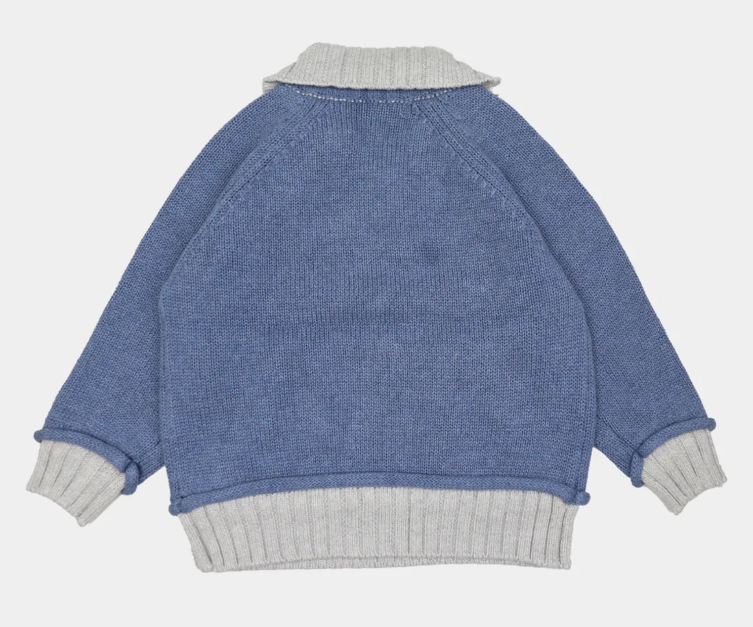 JERSEY BICOLOR AZUL-PERLA