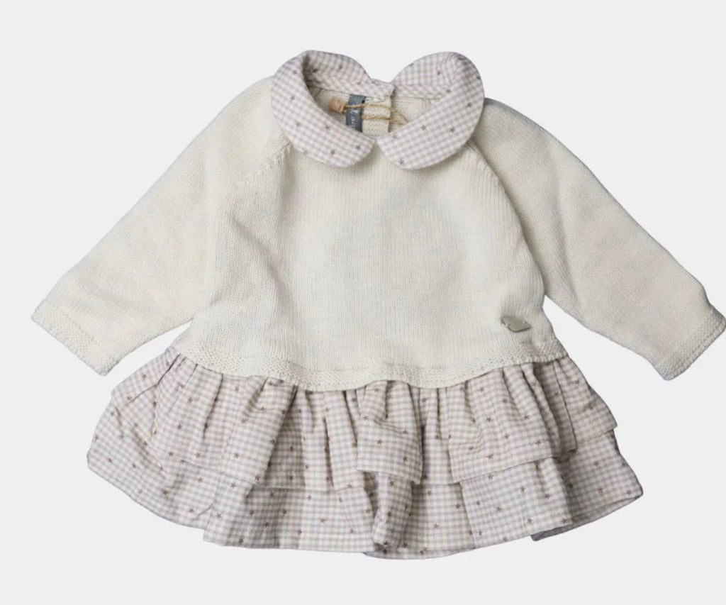 VESTIDO ALEX CRUDO ESTRELLITA