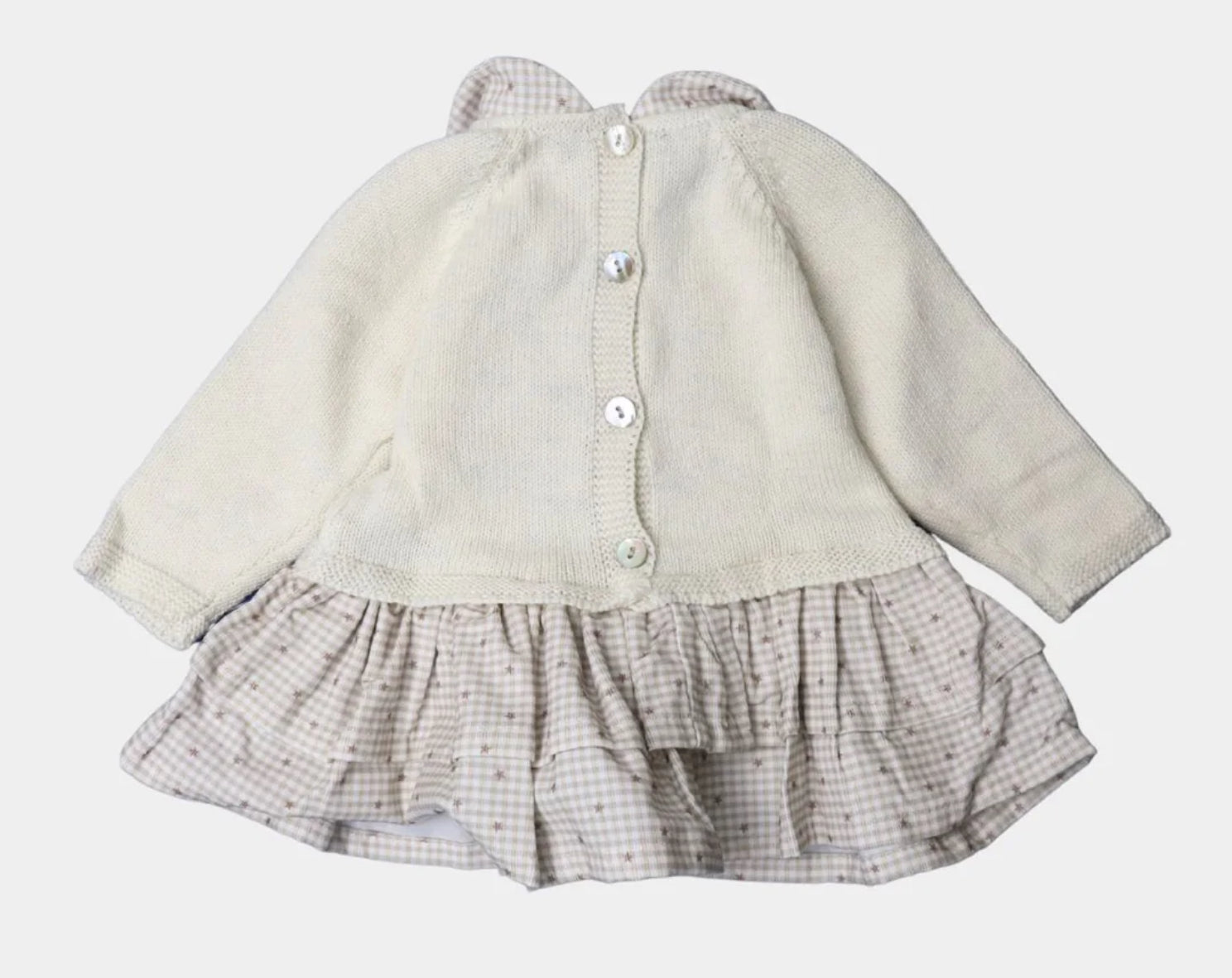 VESTIDO ALEX CRUDO ESTRELLITA