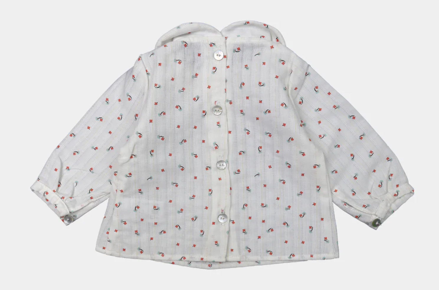 BLUSA ROMA FLOR ROJA