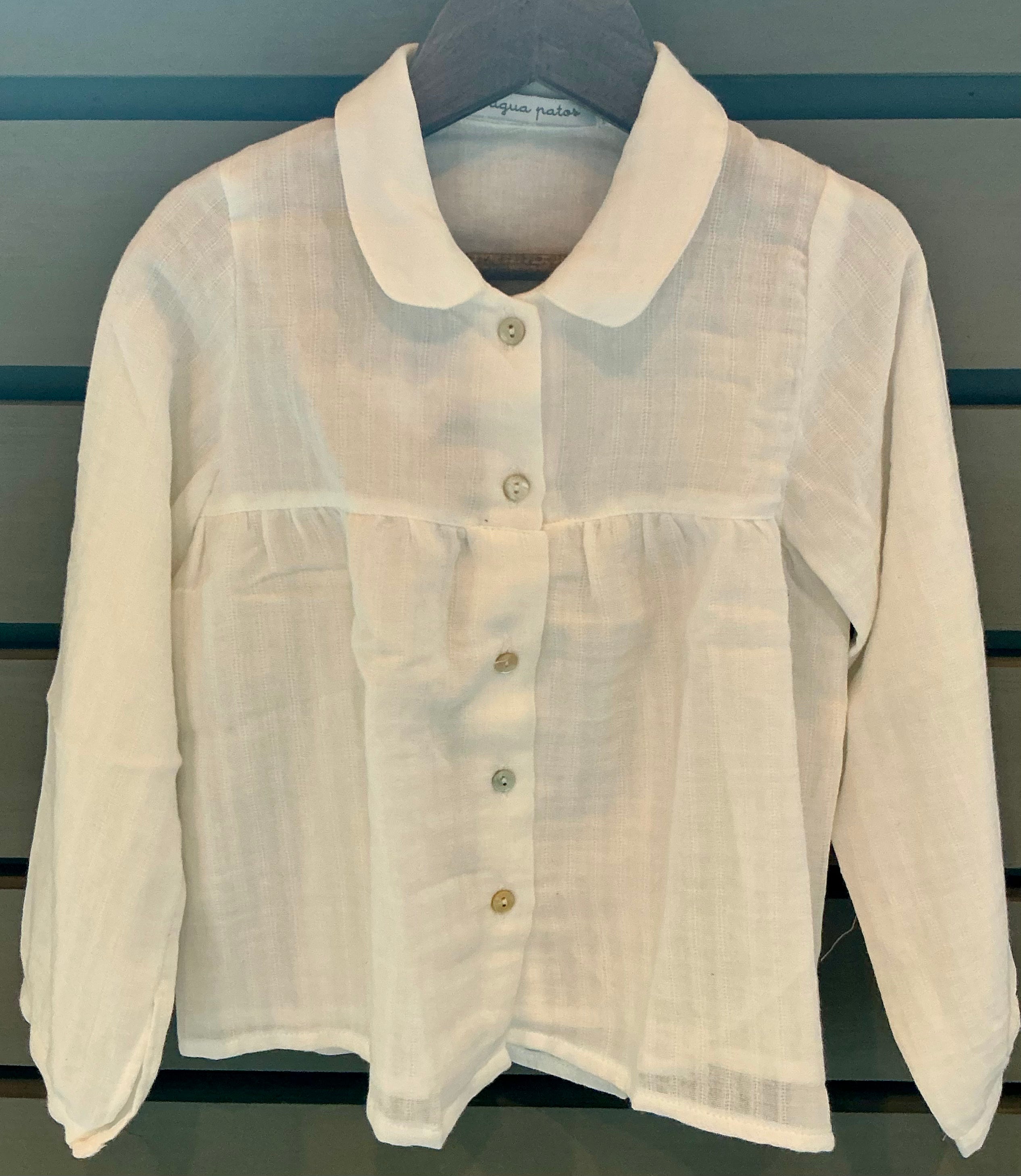 BLUSA NIÑA MAYOR NILO BLANCO