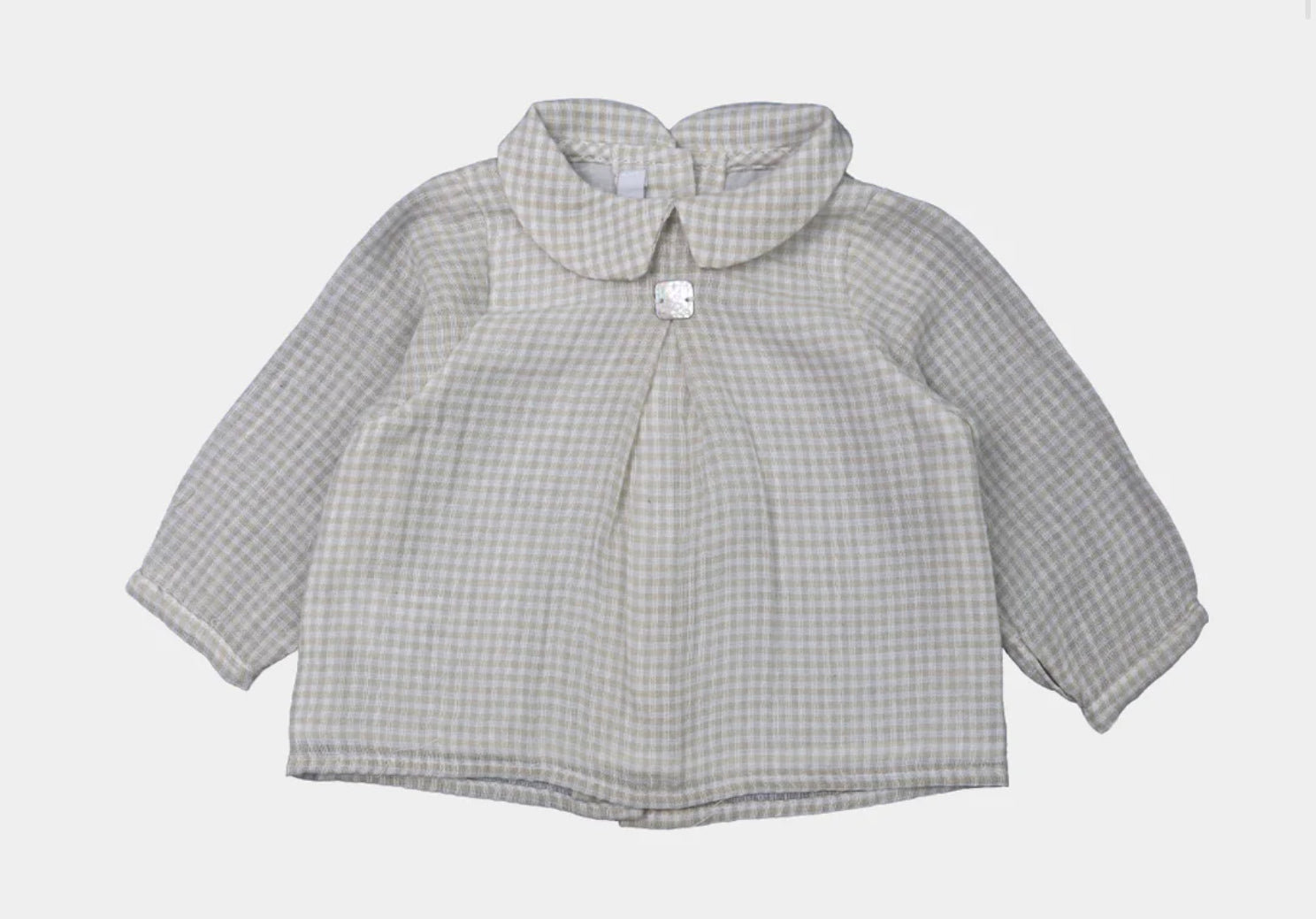 BLUSA ROMA VICHY CAQUI