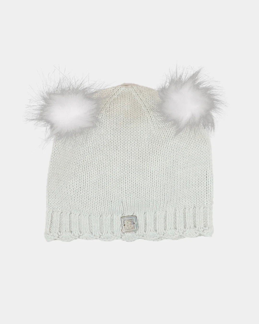 GORRO BASICO CRUDO CON POMPÓN