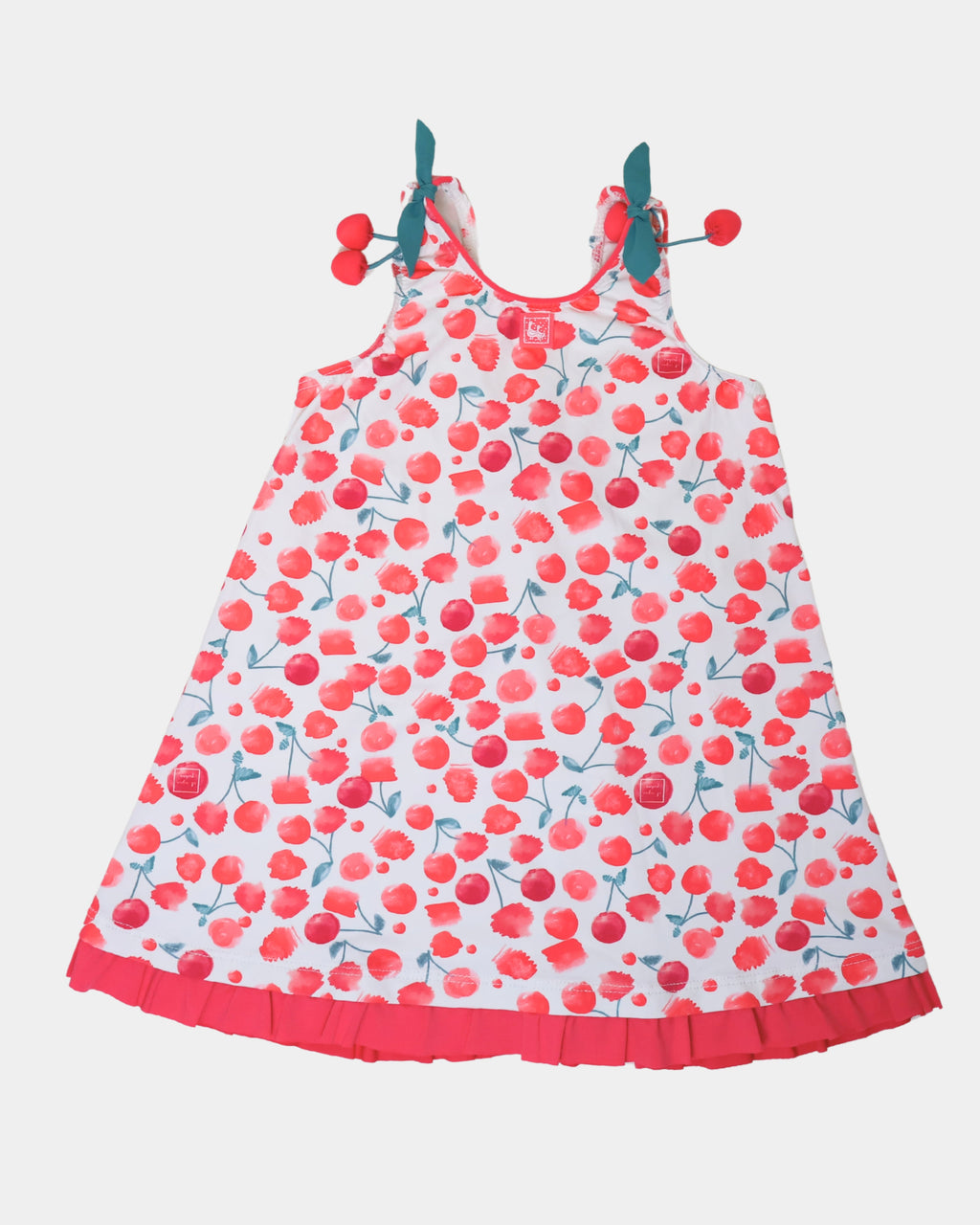 VESTIDO LYCRA CEREZAS